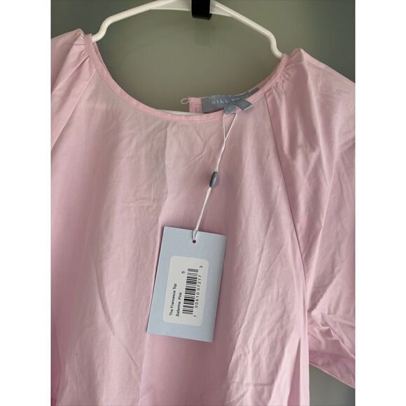 Hill House Pink Francesca Smock top Oversized NEW - Picture 4 of 7
